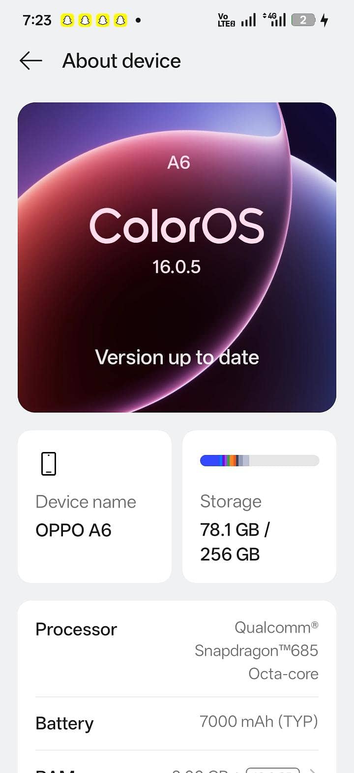 OPPO A6 7