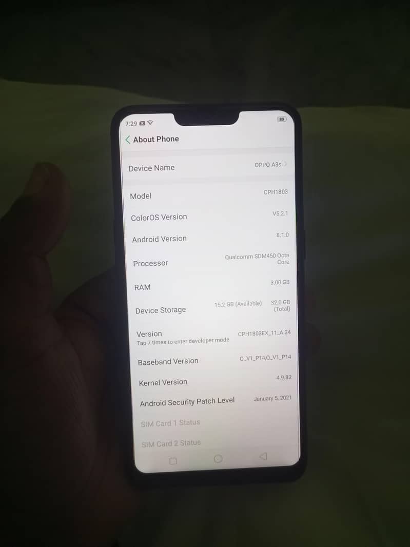 OPPO A3s 03440529992 3