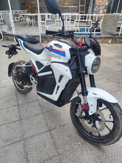 E Turbo ET-3000 Electric Sports Bike | Karachi Registered