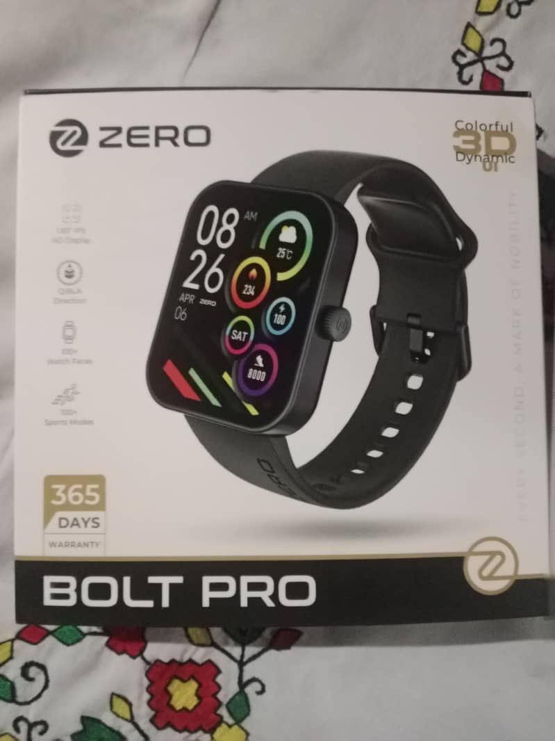 zero bolt pro smart watch 0