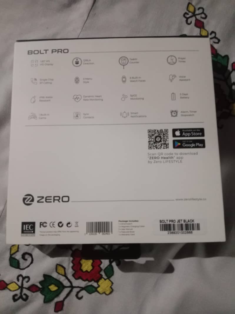 zero bolt pro smart watch 1