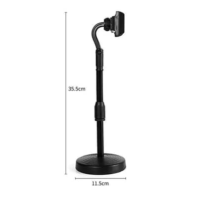 Adjustable phone holder trypot