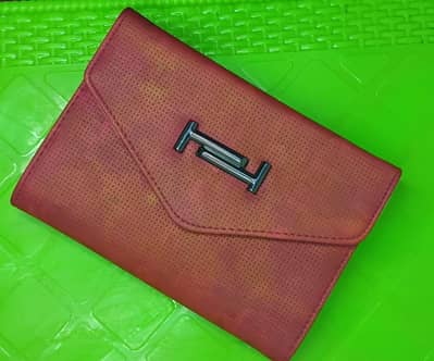 Imported Women Suede Envelop Clutch | Handbag| Party Purse