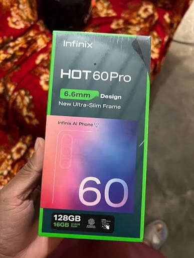 Infinix Hot 60 Pro, complete Box, in Warranty