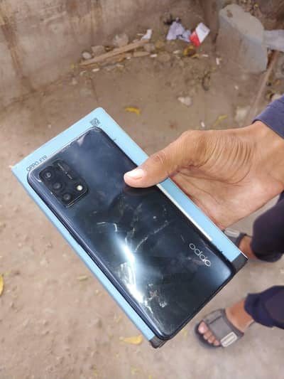 OPPO F19 6 128 with box front fingerprint exchange available