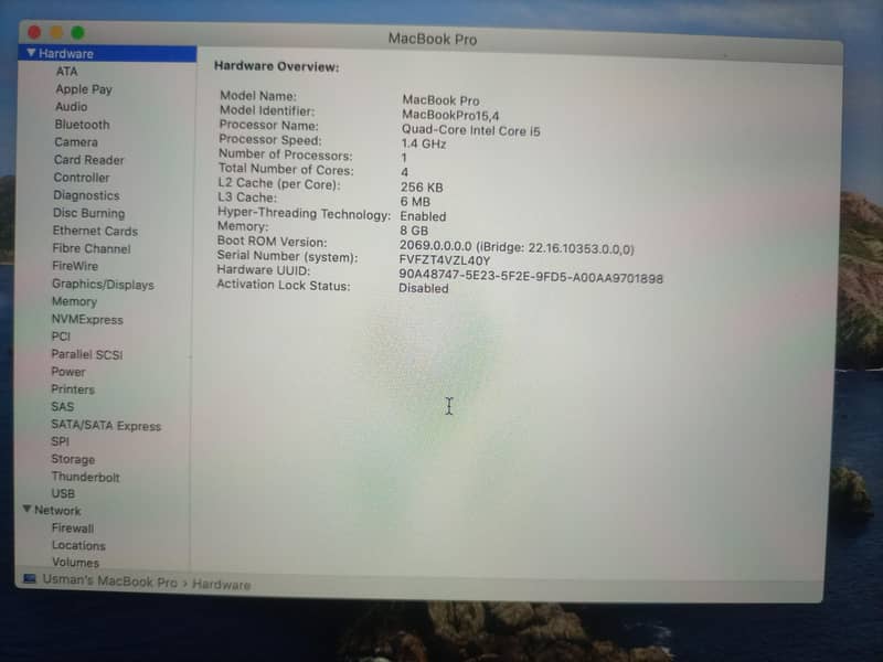 Macbook pro 15 1