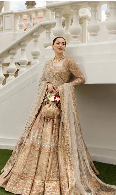 Haniia amir party wear lehnga