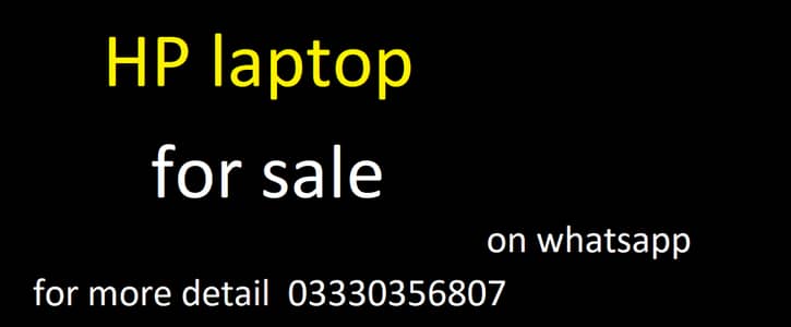 hp laptop