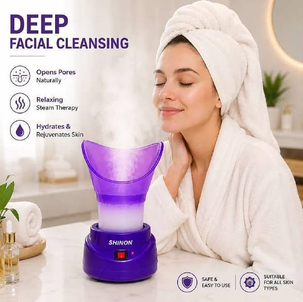 Facial Steamer Professional Skin Care Nano Face Steamer Machine Face Care Steam Facial Sauna Spa Nebulizer Home Facial