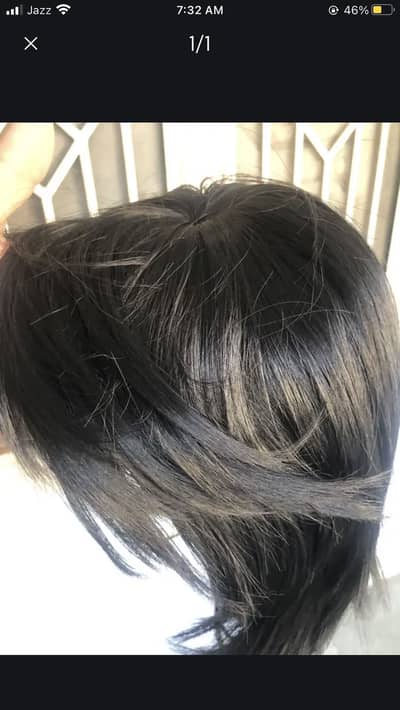 Hair extension wig