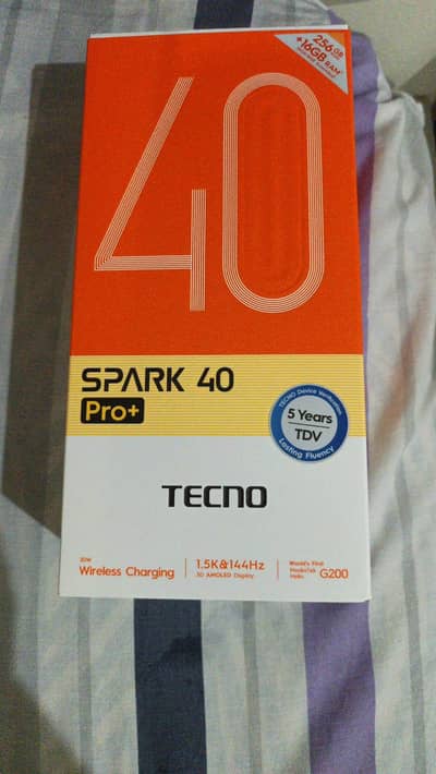 Tecno Spark 40 pro +