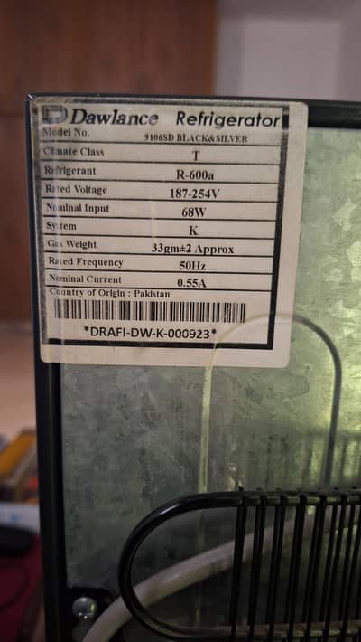Dawlance Fridge ( in warranty available)