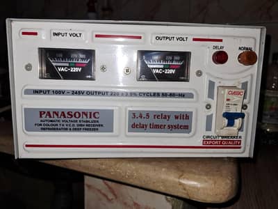 PANASONIC AUTOMATIC VOLTAGE STABILIZER AUTOMATIC VOLTAGE STABIL