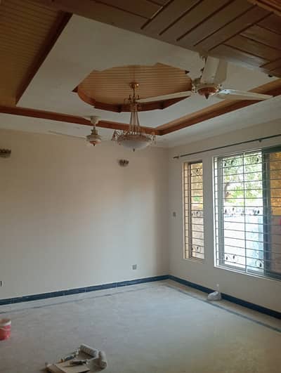 14marla 3beds DD TV lounge kitchen attached baths neat clean ground portion for rent in G 13 3 islamabad