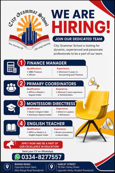 School Staff Required