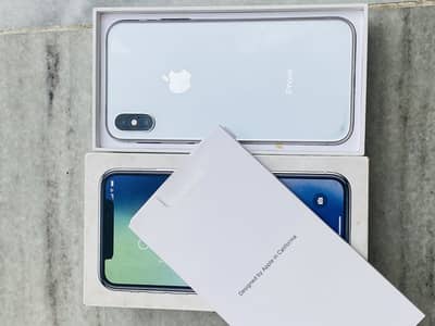 iPhoneX 256gb pta approved with box