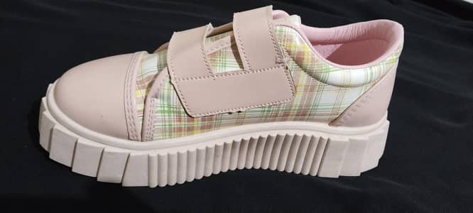 Stylish Pink & Pastel Platform Sneakers 
