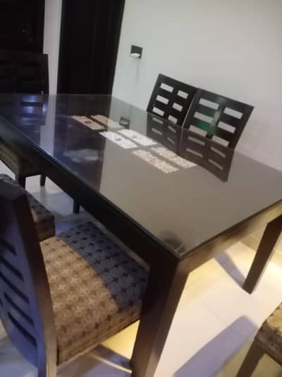 wood dining table 6seater