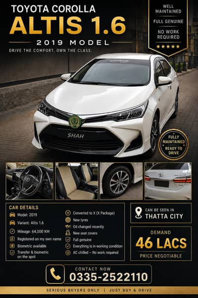 Toyota Corolla Altis 2019
