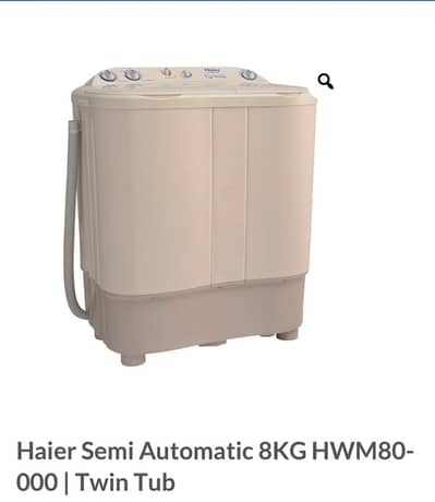 Haier Semi Automatic 8KG HWM80-000 | Twin Tub