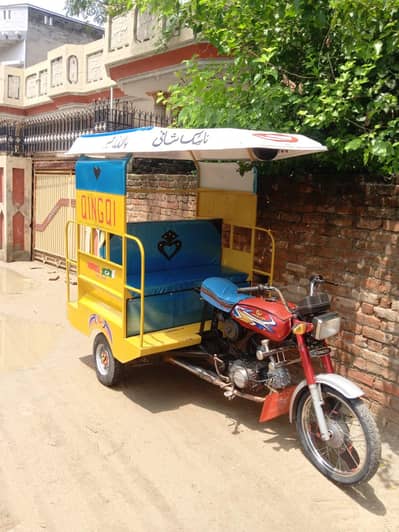 qinqi riksha 100cc in haslanwala. dinga