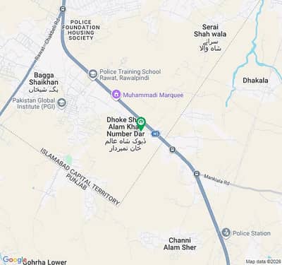 1 Kanal Spacious Residential Plot Is Available In Saffron City For Sale