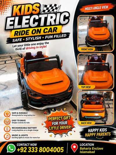 Kids Electric Ride Car Battery Power Kids Car