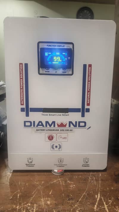 Battery Lithium Ion  24 V  /   190  AH