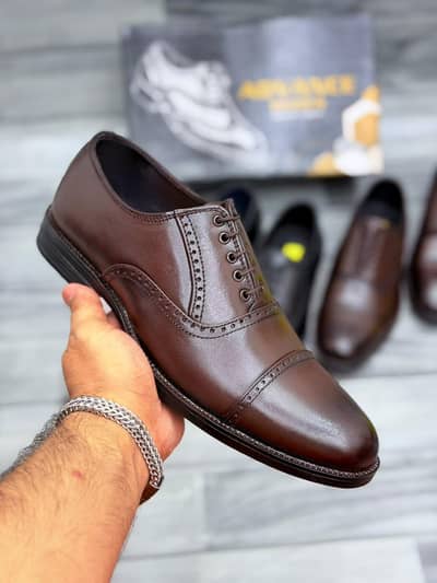 Men's Formal Lace Shoes - Genuine Leather | 39-44 Sizes