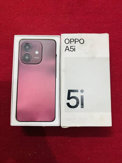 OPPO A5i 4/128 with box WhatsApp 03262535680