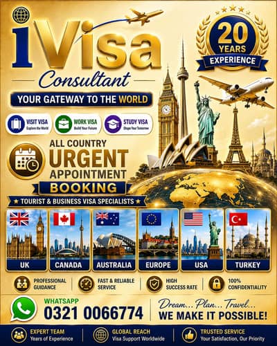 Work Visa job | UK Canada work permit job | work Visa Consultant