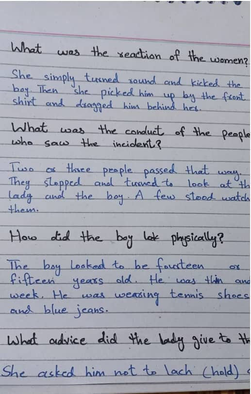 Hand writing assignment 1