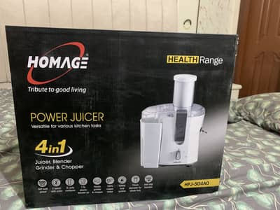 Homage Juicer 4 in 1 New