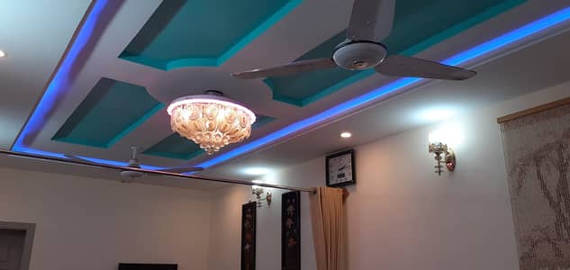 14marla 3beds DD TV lounge kitchen attached baths neat clean ground portion for rent in G 13 3 islamabad
