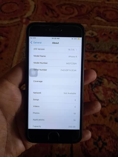 Iphone 8 256gb approved 0371 1176 118
