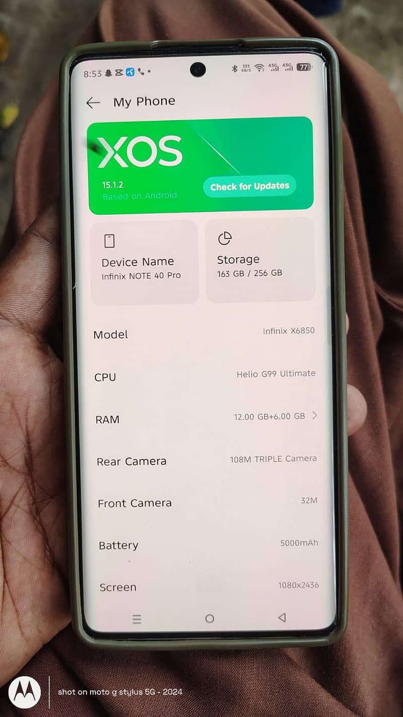 Infinix Note 40 Pro 0