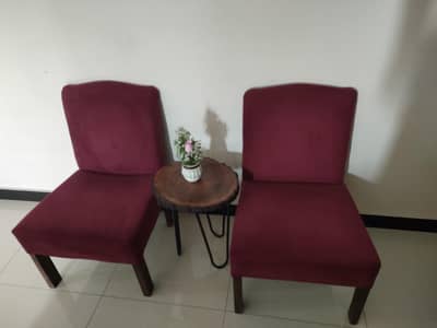 2 Elegant Lounge Chairs – Excellent Condition
