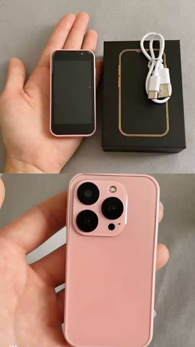 mini pink premium iphone with premium battery