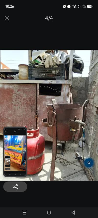 Counter Hay steel ka 2.5 fit chura 5 fit lamba