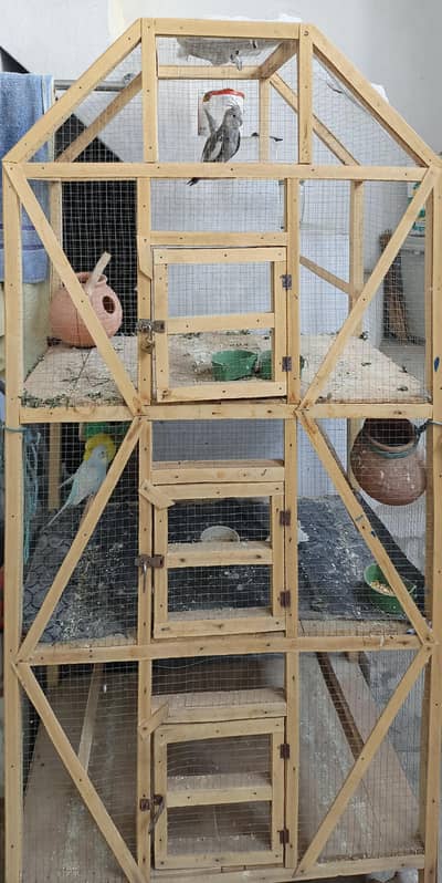 3 portions cages