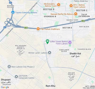 10 Marla Plot Sikandar Block Hot Location In Bahria Town Lahore