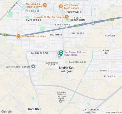 6.11 Marla Plot Bahria Homes In Bahria Town Lahore