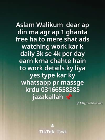online earning job