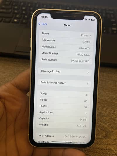 Apple iPhone XR jv converted 17 pro silver