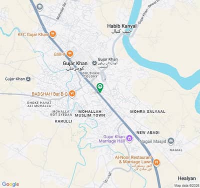 2 Kanal Corner Commercial Plot For Sale on Main GT Road Gujar Khan.