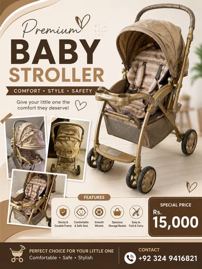 Kids Pram/ Walker/ Stroller/ Pushchair/ Baby Pram