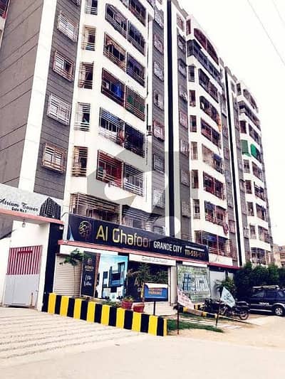 URGENT SALE 2 ROOM FLAT FOR SALE IN ALGHAFOOR NEW PROJECT LIFT STAND BY GENERATOR CAR PARKING SECTOR 11A NORTH KARACHI