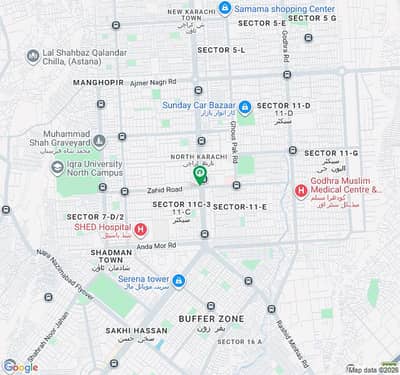 VIP NEW LUXURY 80 SQUARE YARD DOUBLE RCC BUNGALOW FOR SALE NEAR PARK IN SECTOR 5C-1 NORTH KARACHI