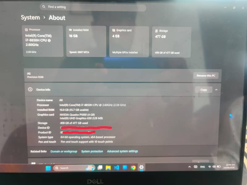 Dell Precision 5530 1