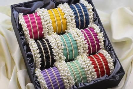 Metal bangles set